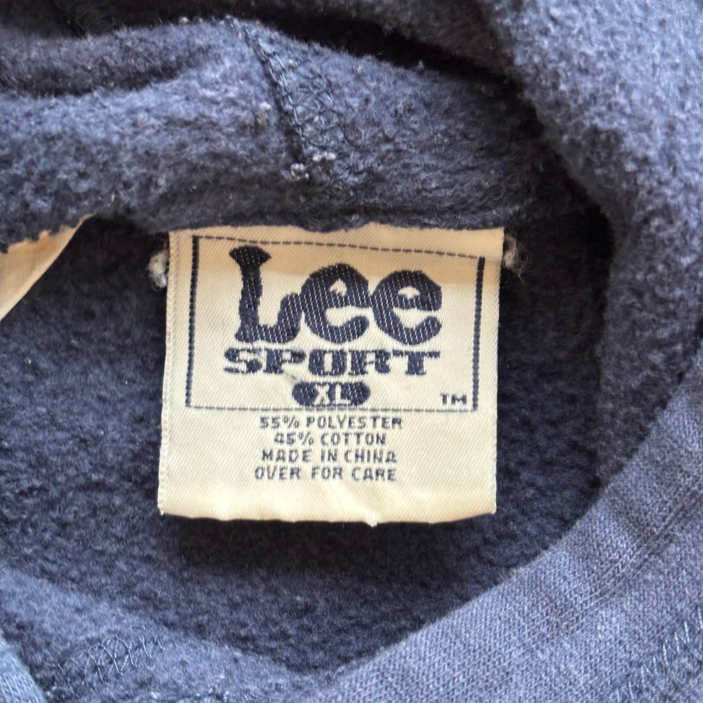 St. Louis Rams Embroidered Lee Sport Graphic Hoodie Sweatshirt 90's - XL