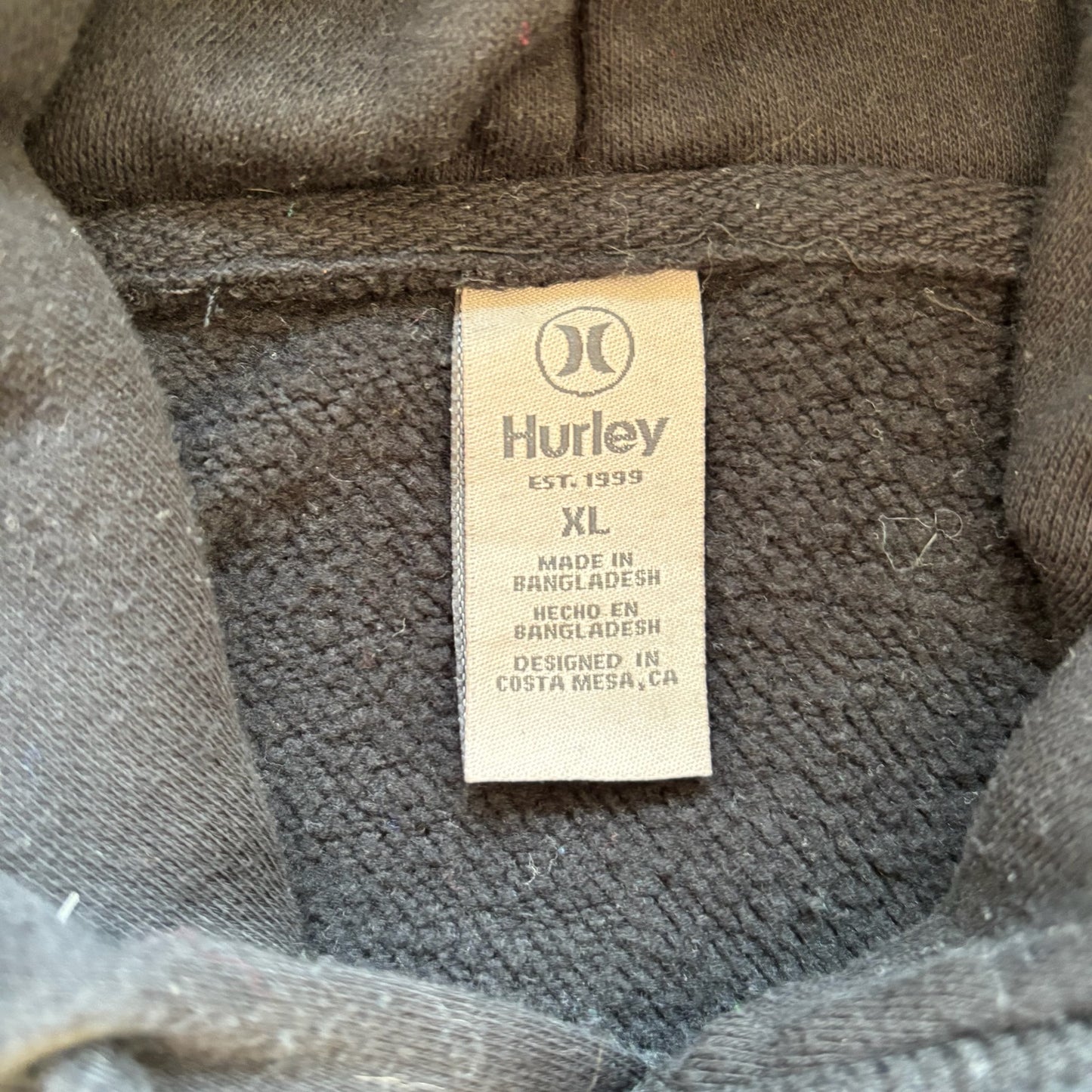 Hurley International Surf Skate Graphic Hoodie y2k 00's - XL