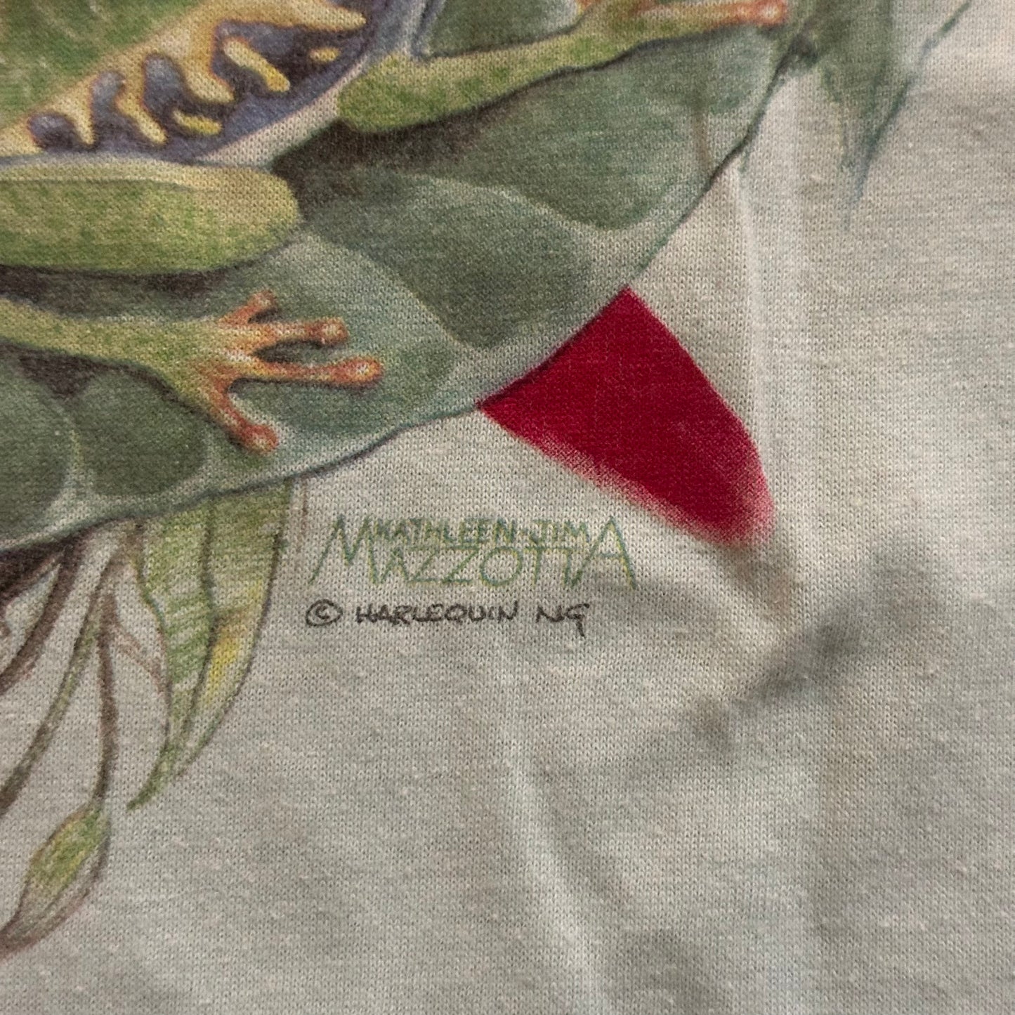 Harlequin Nature AOP Rainforest Graphic Single Stitch Tee Shirt 90's - XL