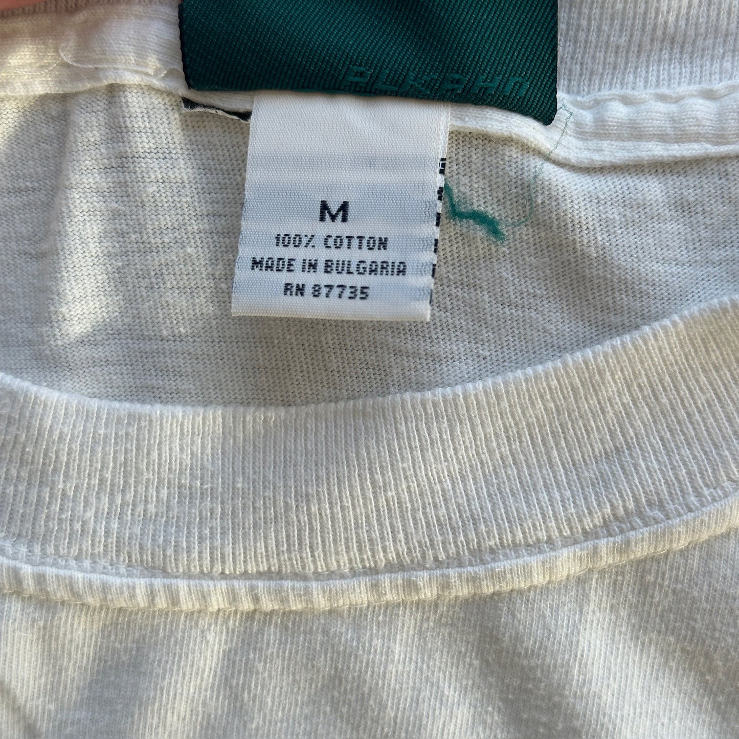 American Eagle Blank White Oversized Boxy Shirt 90's - M