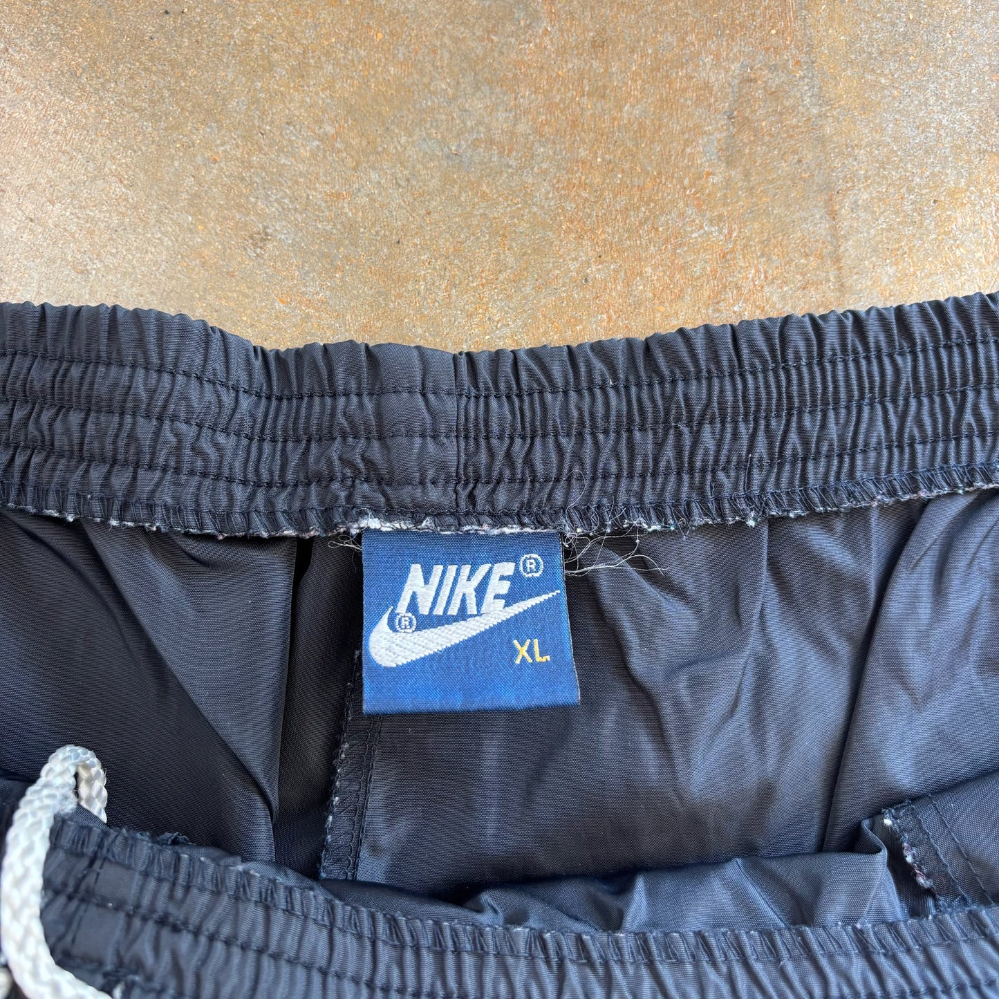 Nike Track Pants Nylon Black 80's - XL