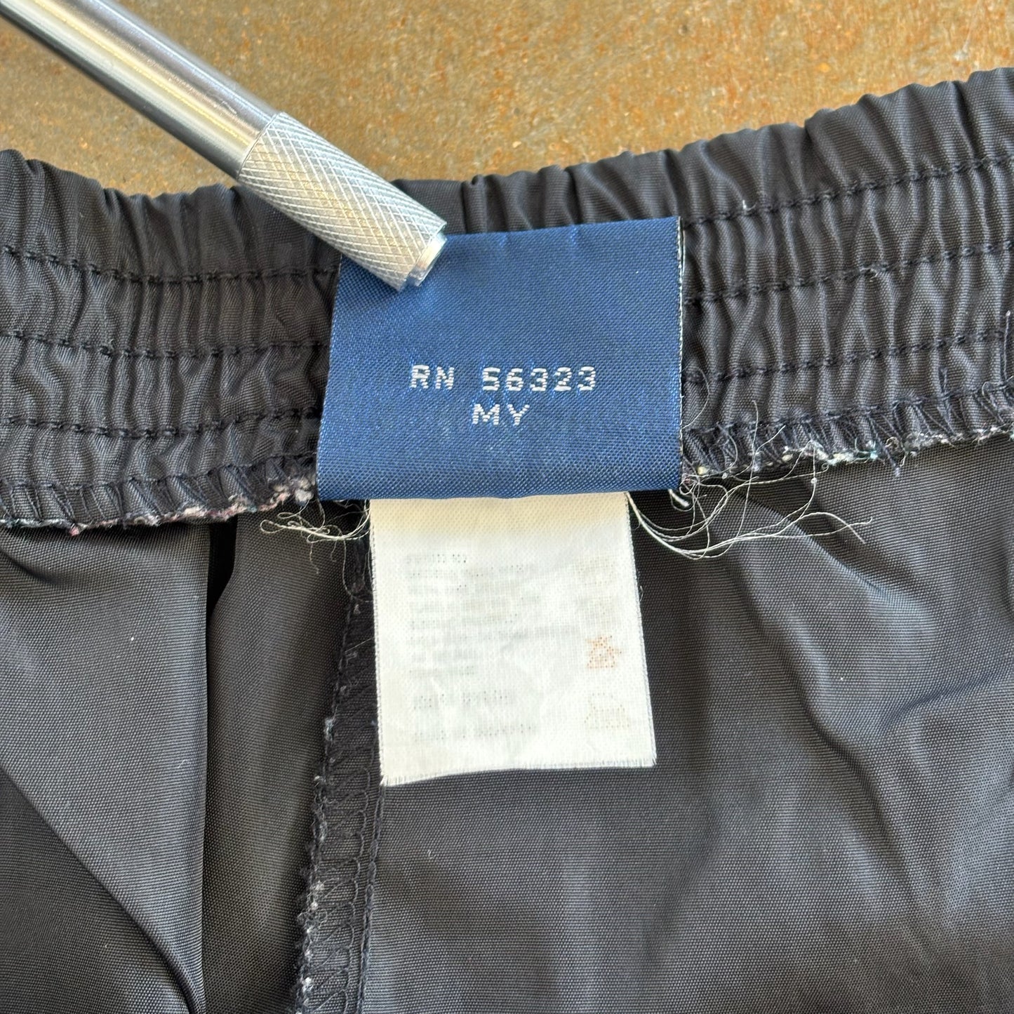 Nike Track Pants Nylon Black 80's - XL