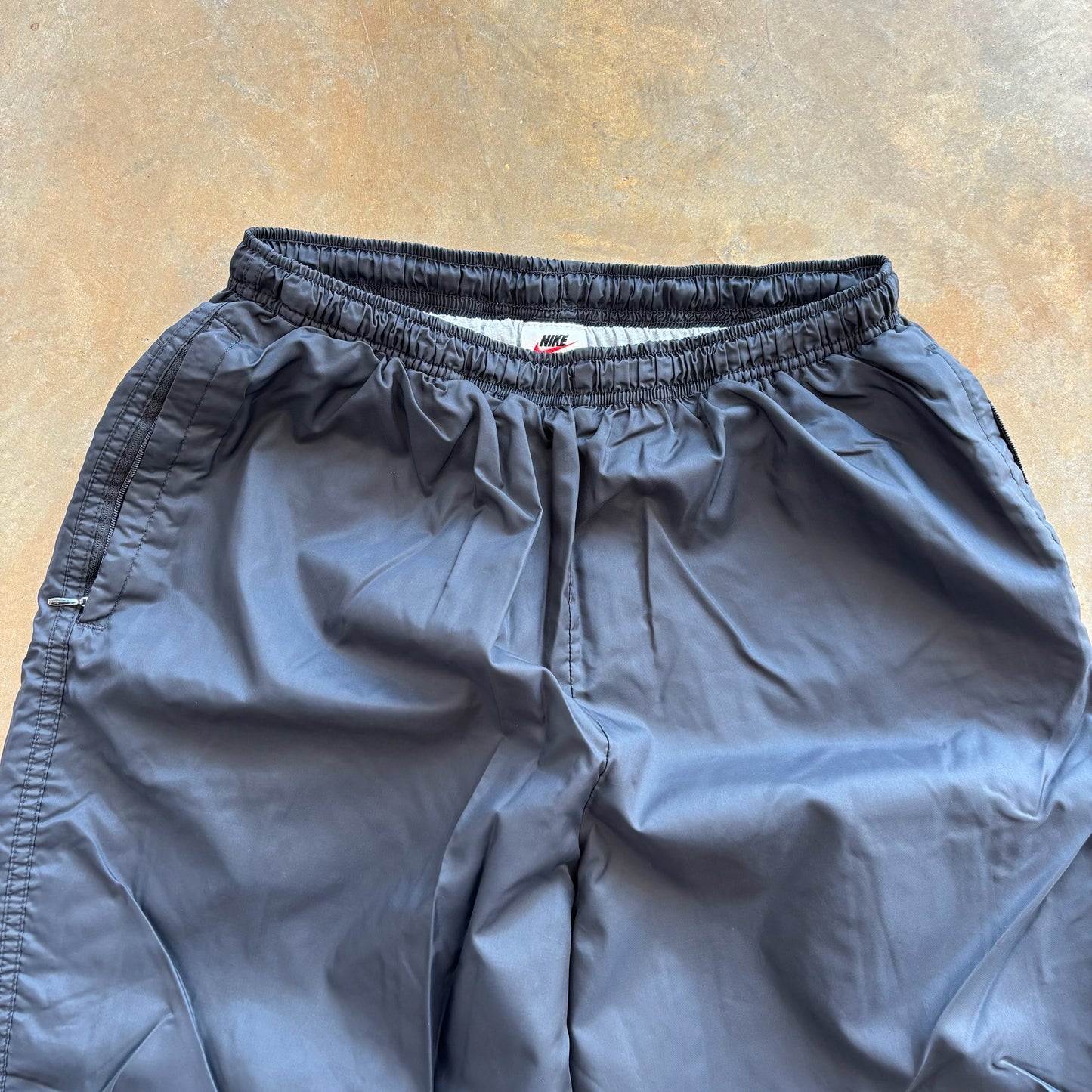 Nike Black Track Pants Cotton Lined Womens 90's - L