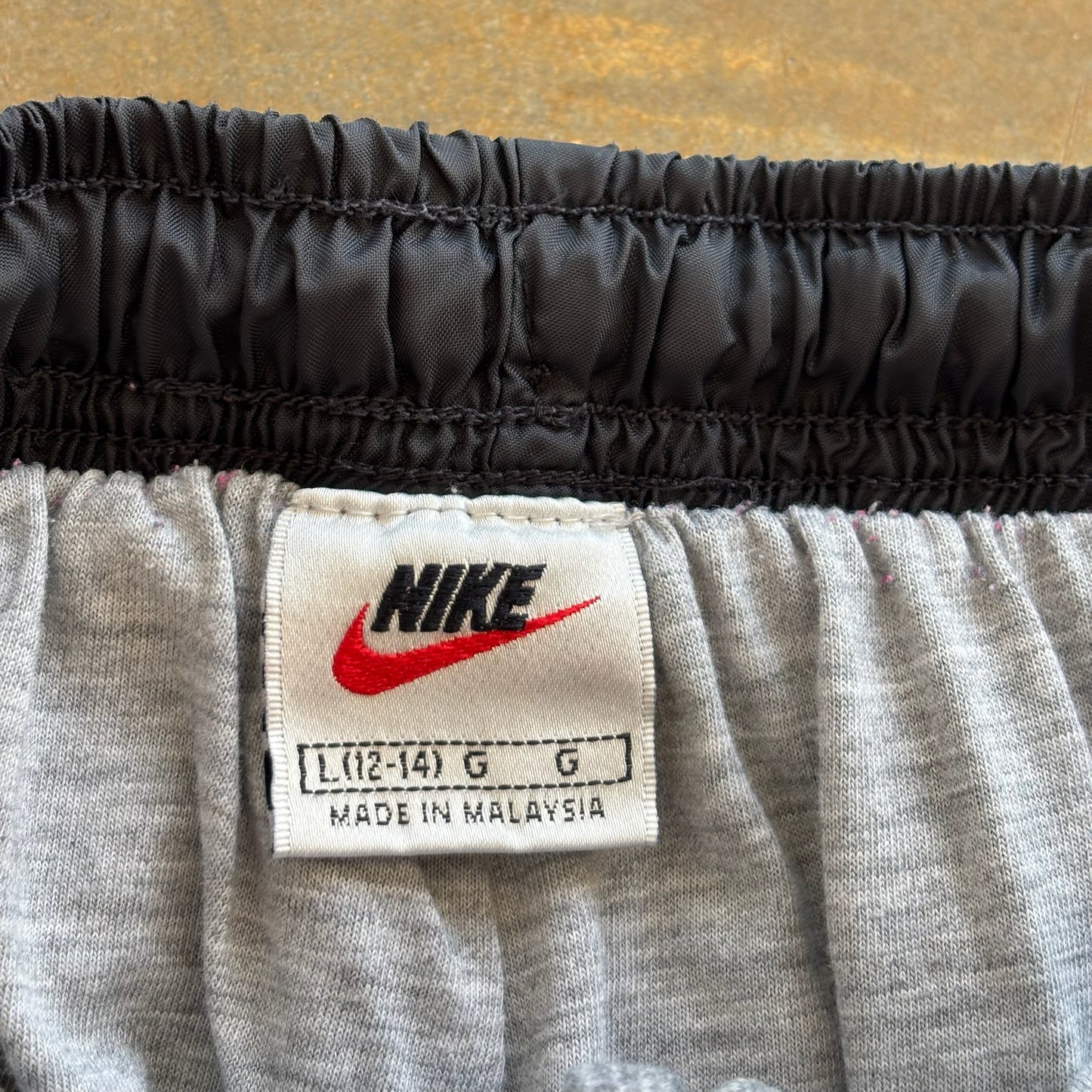 Nike Black Track Pants Cotton Lined Womens 90's - L