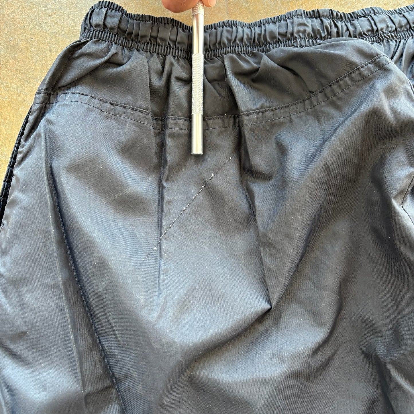 Nike Black Track Pants Cotton Lined Womens 90's - L