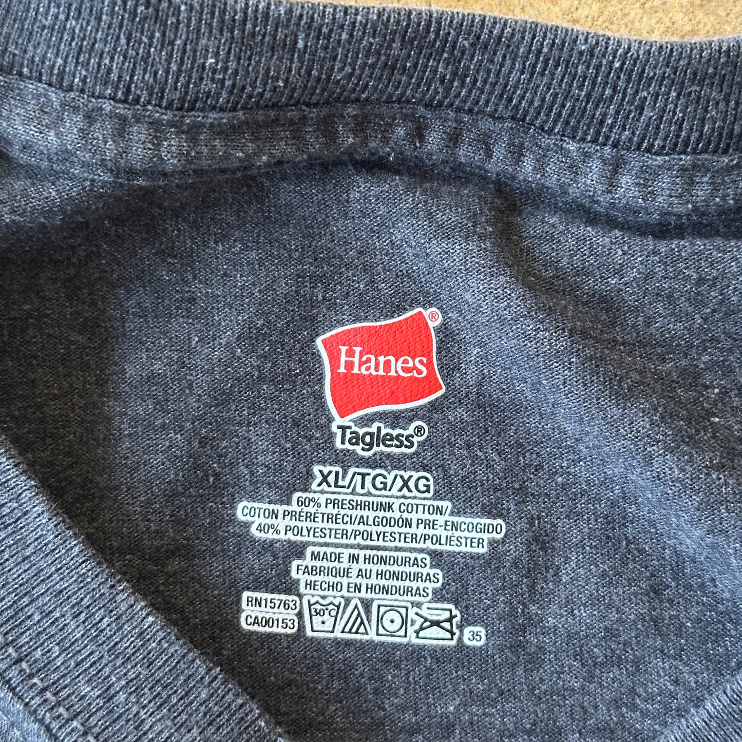 Big Dogs Double Sided Funny Beer Shirt Heather Gray - XL