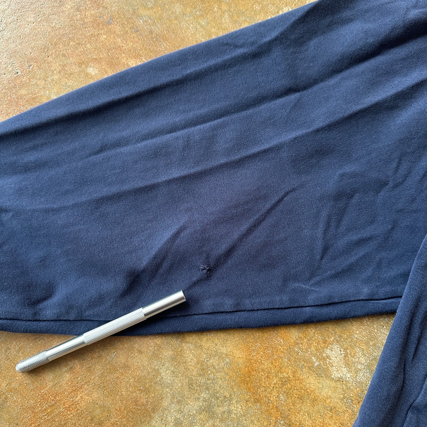 Nike Turtleneck Long Sleeve Oversized Navy Blue Shirt Y2K 00's - 2XL