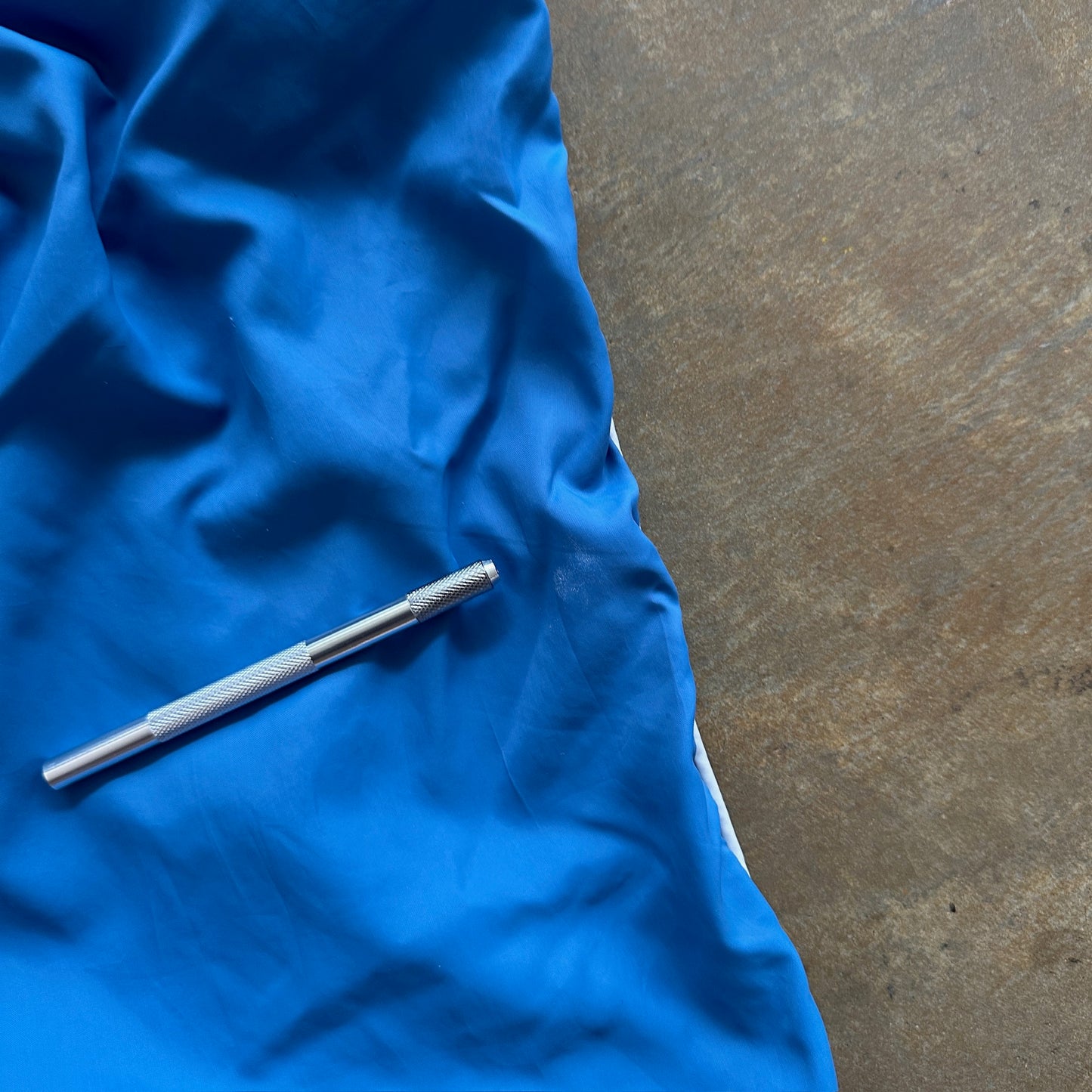 Nike Light Blue Purple Swoosh Womens Cotton Lined Track Pants 90's - Womens M