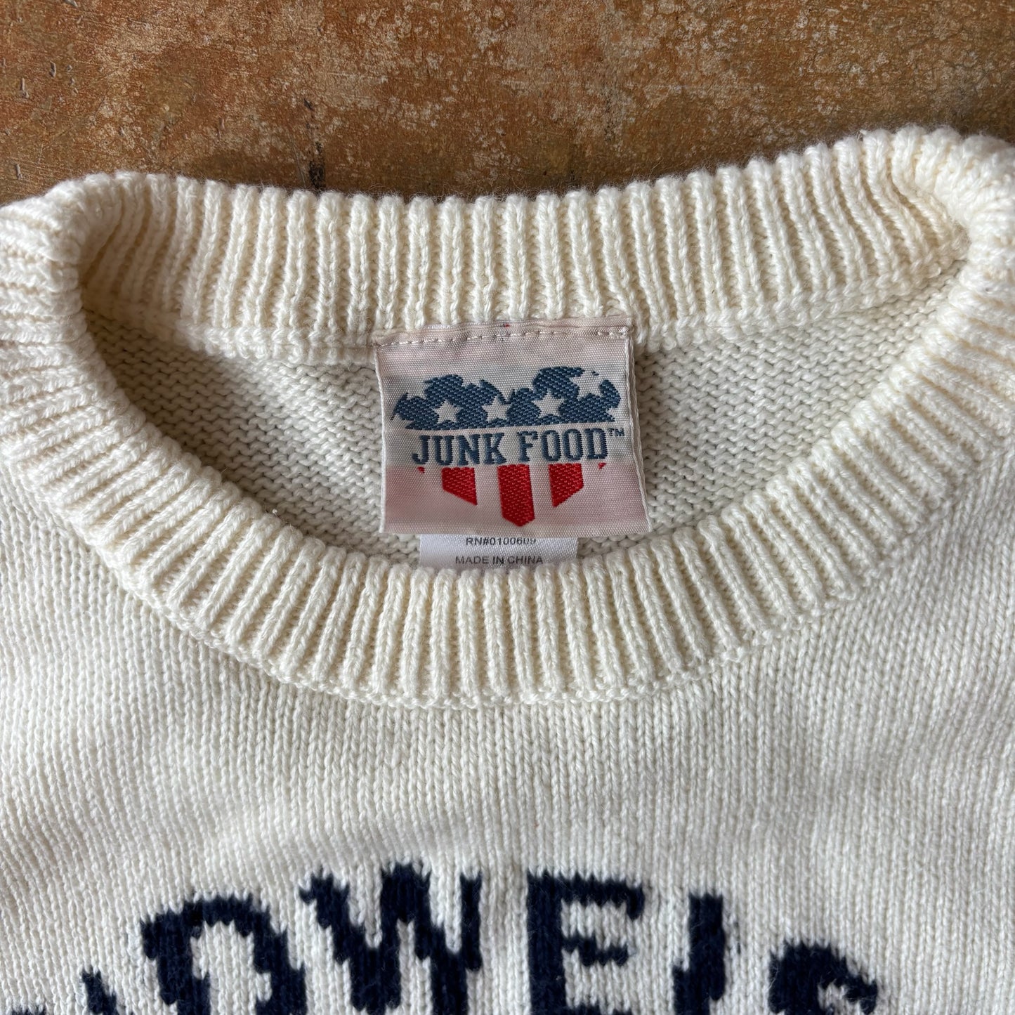 Budweiser Junk Food Knit Style Womens Sweater - M