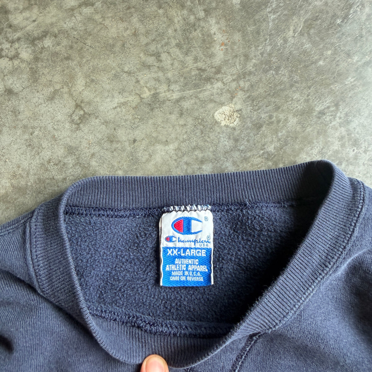 Champion Embroidered Heavyweight Crewneck Sweatshirt 90's - XL