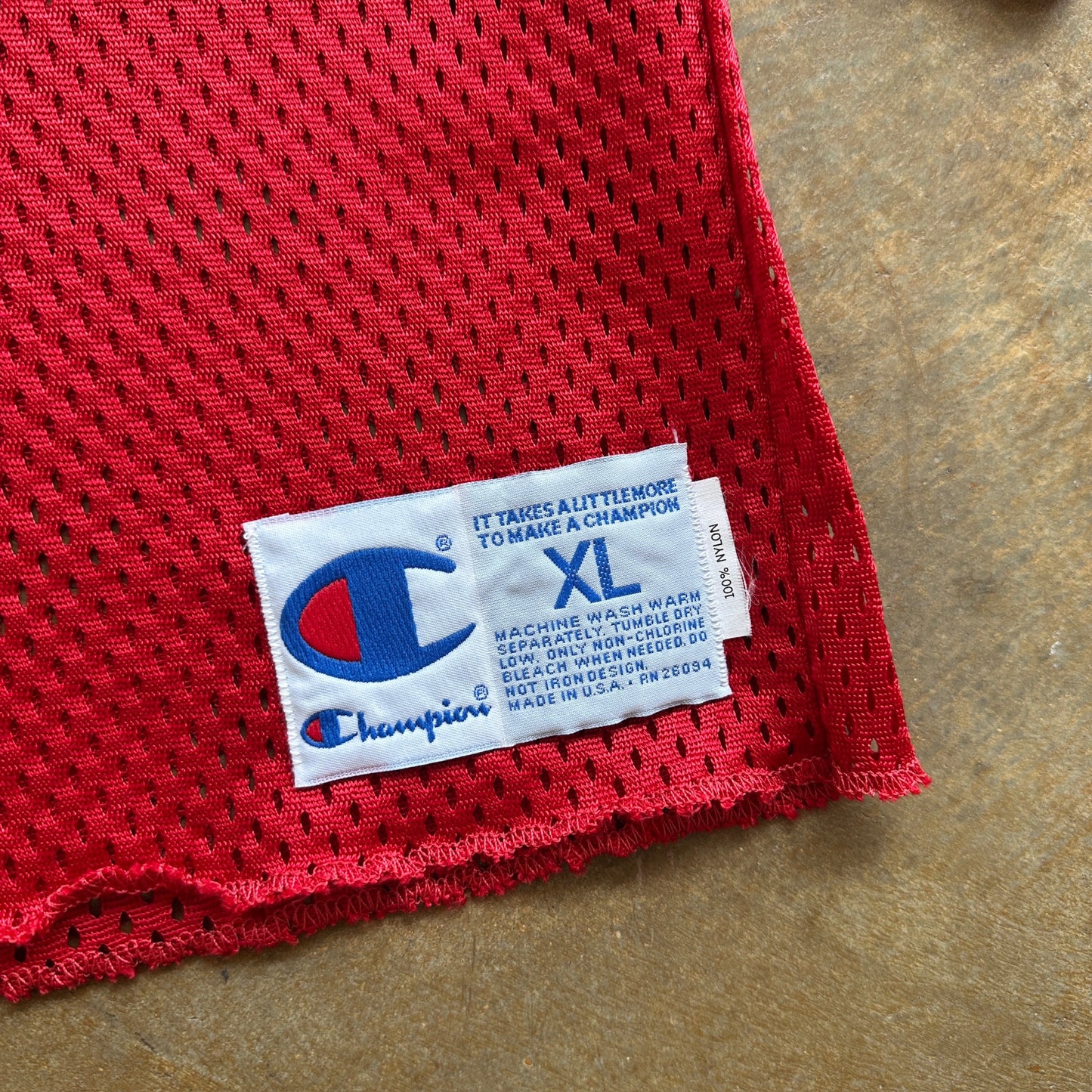 Champion Mesh Cropped Football Jersey College University of Central Missouri 90's - XL