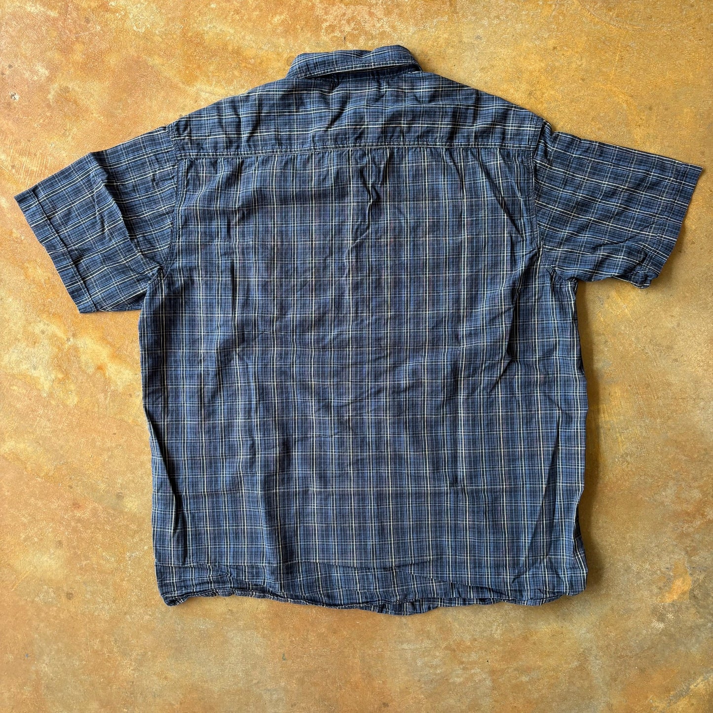 Dickies Plaid Checkered Button Up Pocket Work Shirt 00's - XL