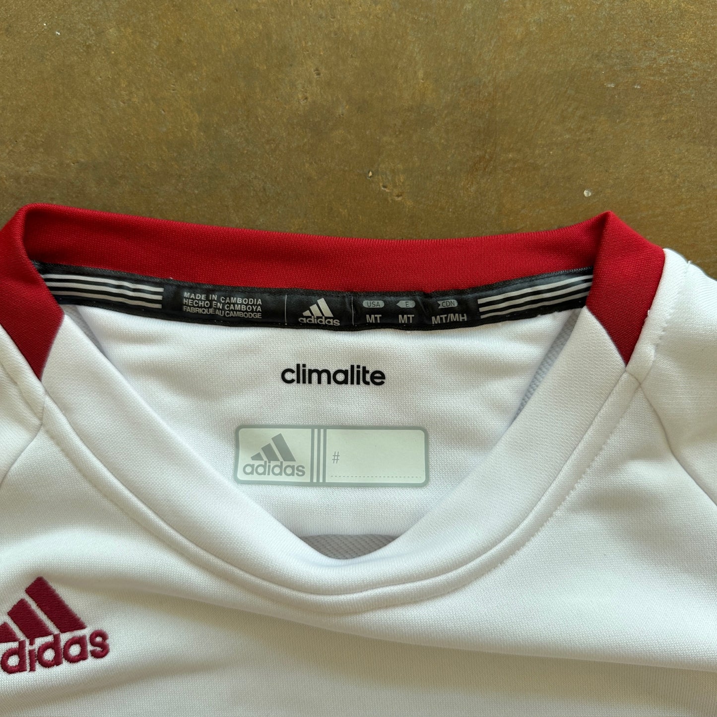 Indiana University Hoosiers Adidas Sweatshirt Pullover Climalite Embroidered 00's - M