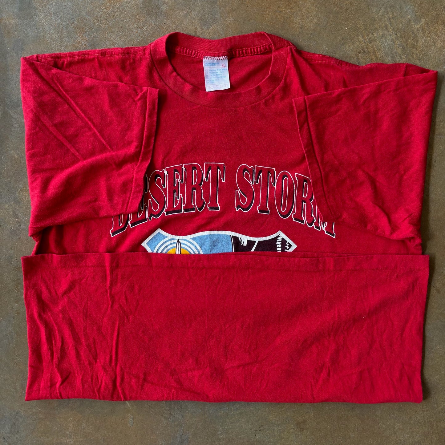 Operation Desert Storm Graphic Tee Shirt Artex 80's - XL