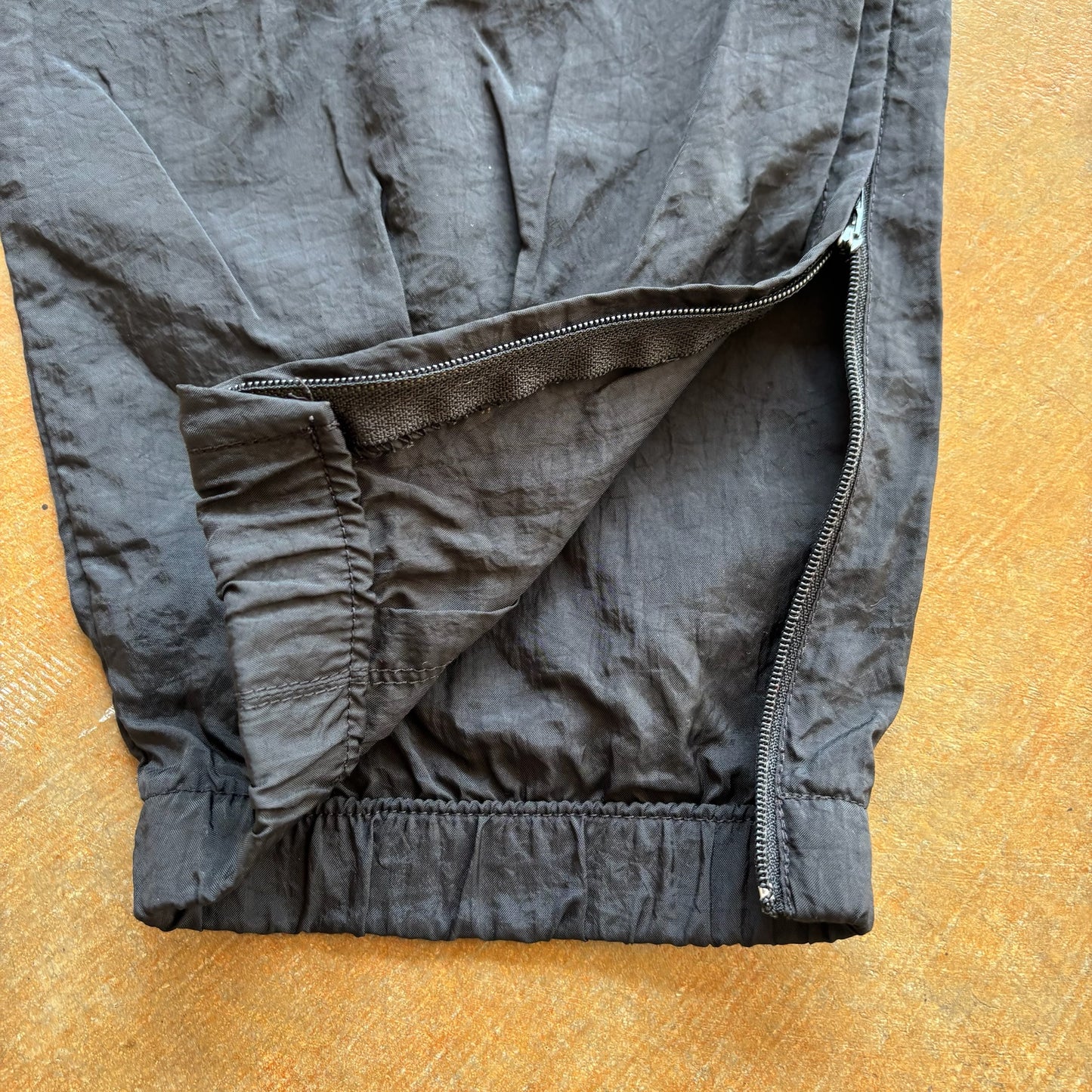 Nike Baggy Track Windbreaker Black Pants 90's - M