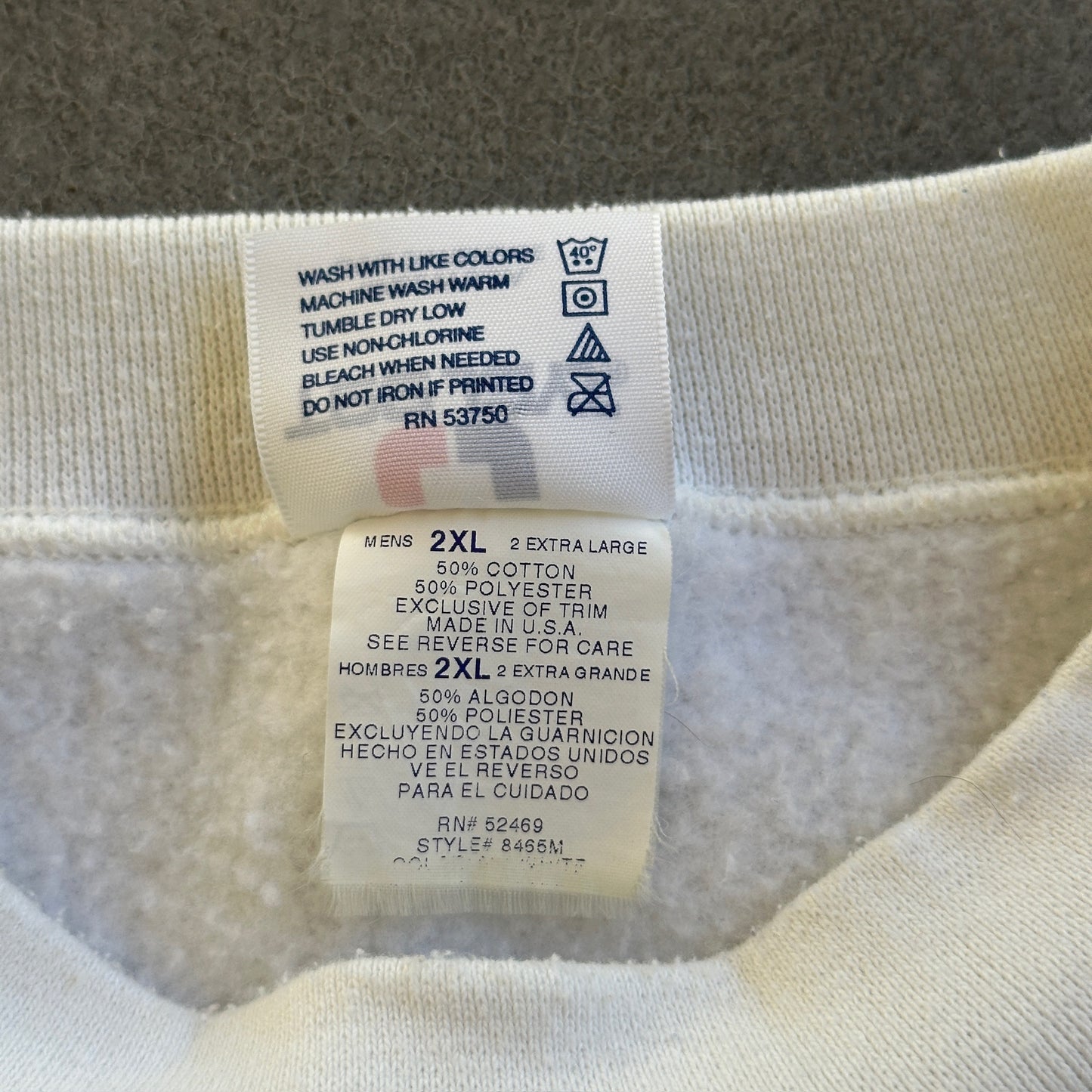 America Embroidered Bald Eagle Land of The Free Tee Jays Sweatshirt Pullover 90's - 2XL