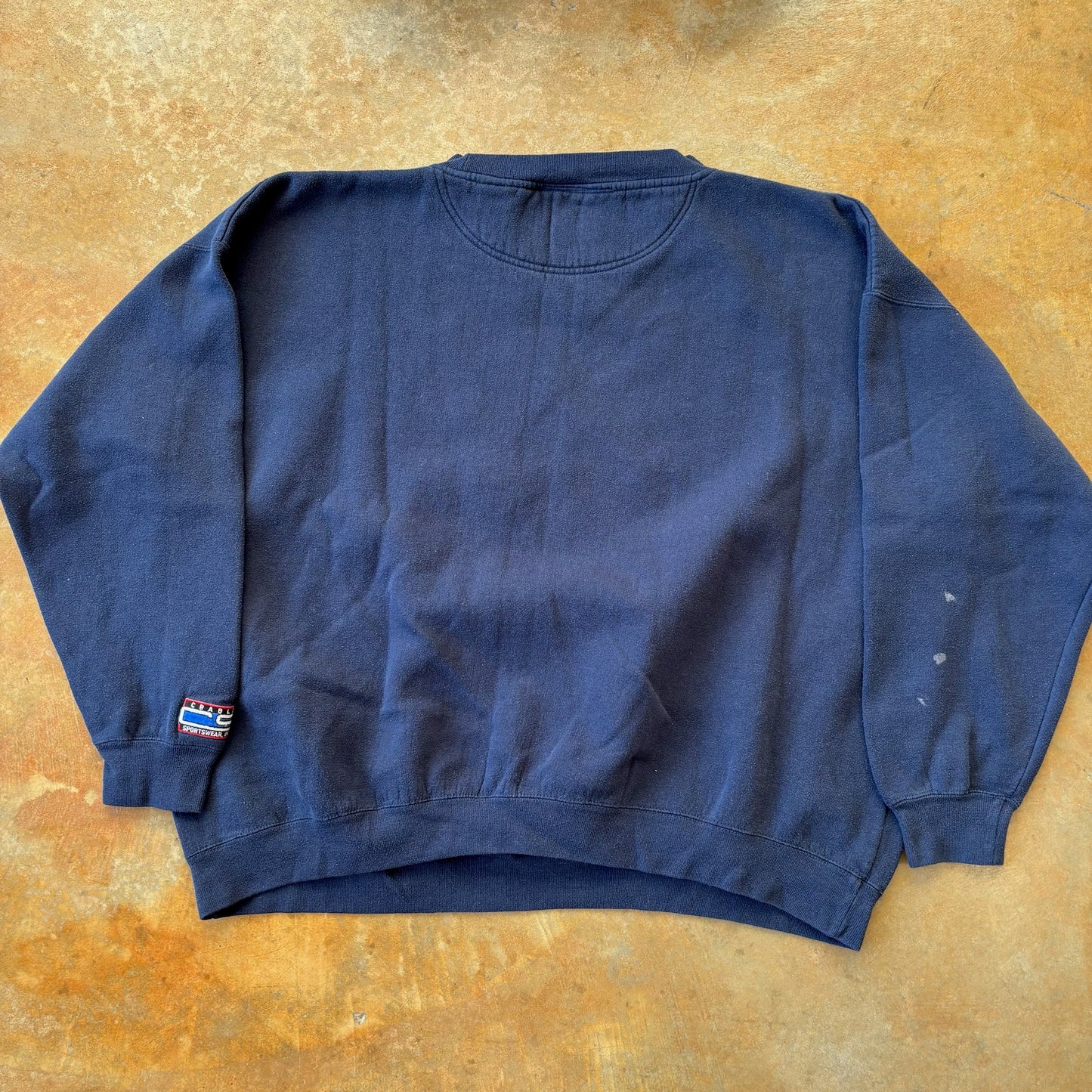 University of Notre Dame Embroidered Boxy Crewneck 90's - 2XL