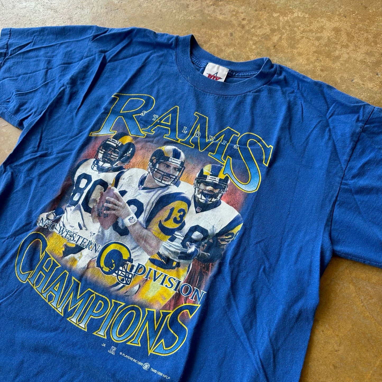St. Louis Rams NFC Champions 1999 Graphic Shirt 90's - XL