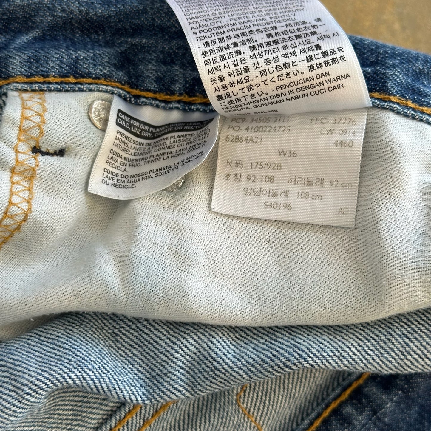 Levi's 505 Blue Jean Shorts 00's - 36
