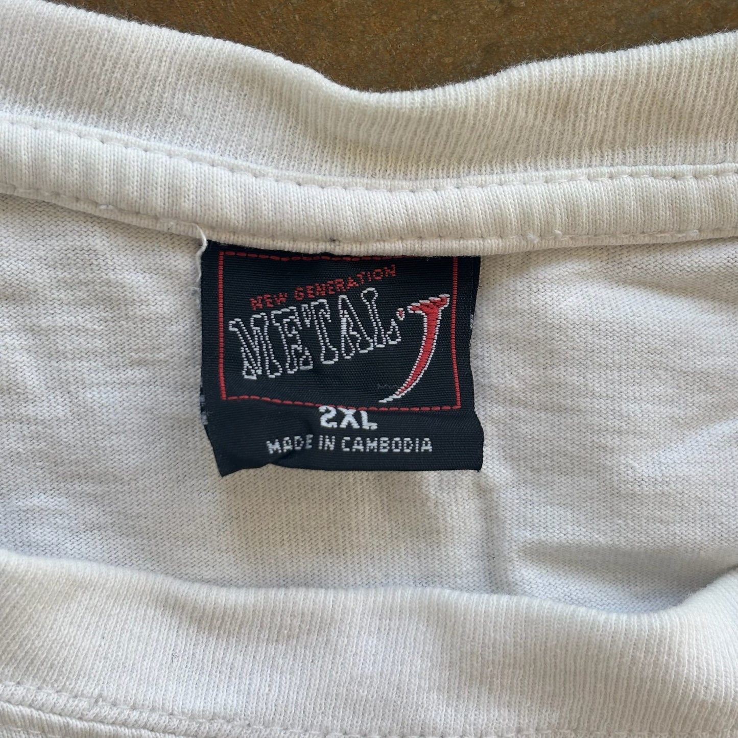 Bob Marley Get Up Stand Tour Band Shirt RARE White 90's - 2XL