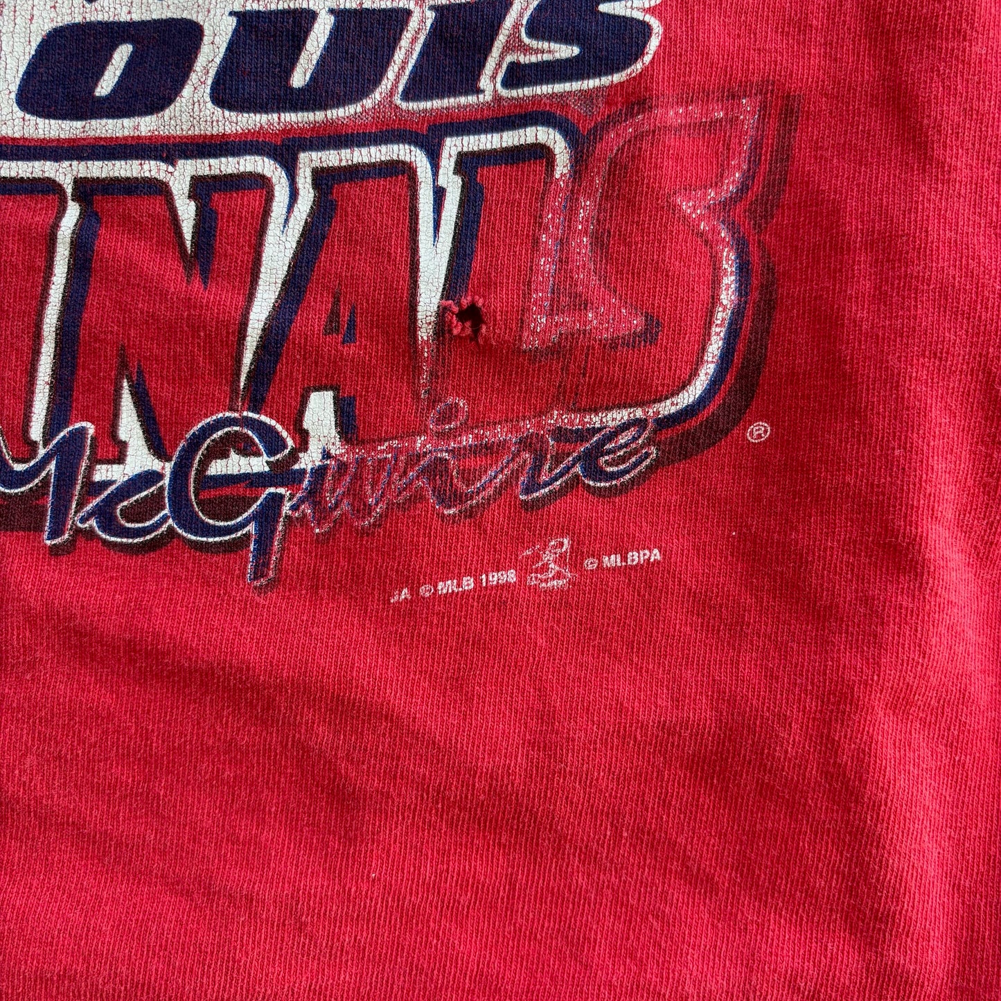 Mark McGwire St. Louis Cardinals Big Graphic Youth Shirt 90's - Youth XL