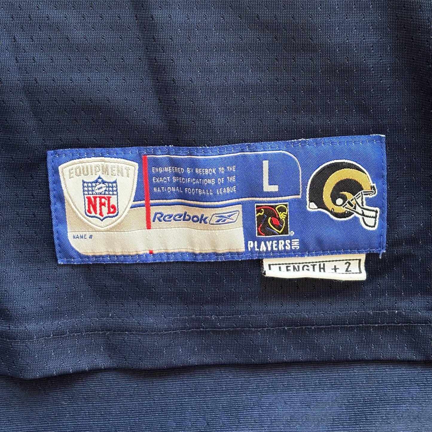 St. Louis Rams Torry Holt NFL Embroidered Name Plate Jersey 00's - L
