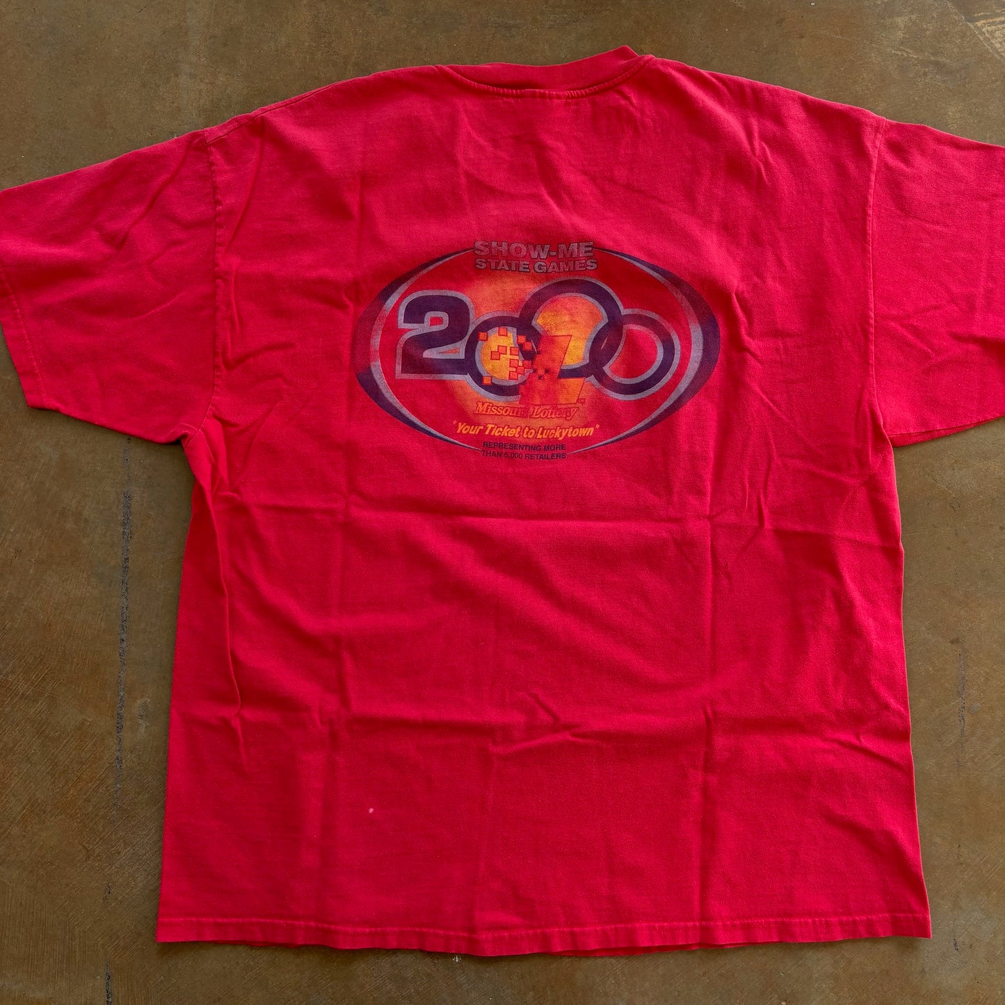 Missouri Show-Me State Games 2000 Millennium Graphic Shirt 00's - 2XL