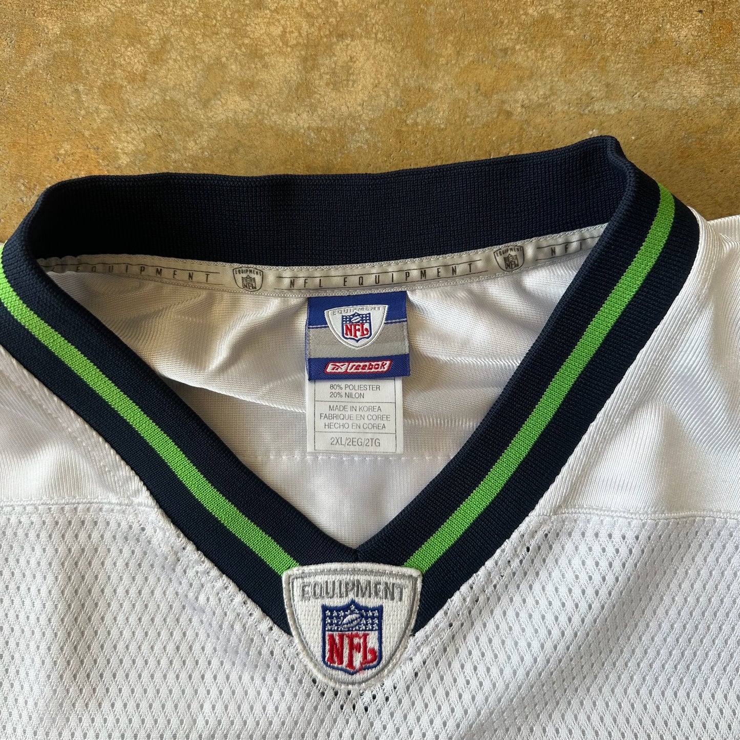Seattle Seahawks Shaun Alexander Reebok Mesh Jersey 00's - 2XL