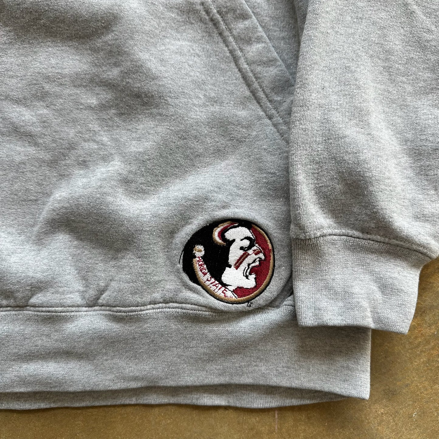 Florida State University Seminoles Embroidered Hoodie Foot Locker 00's - L