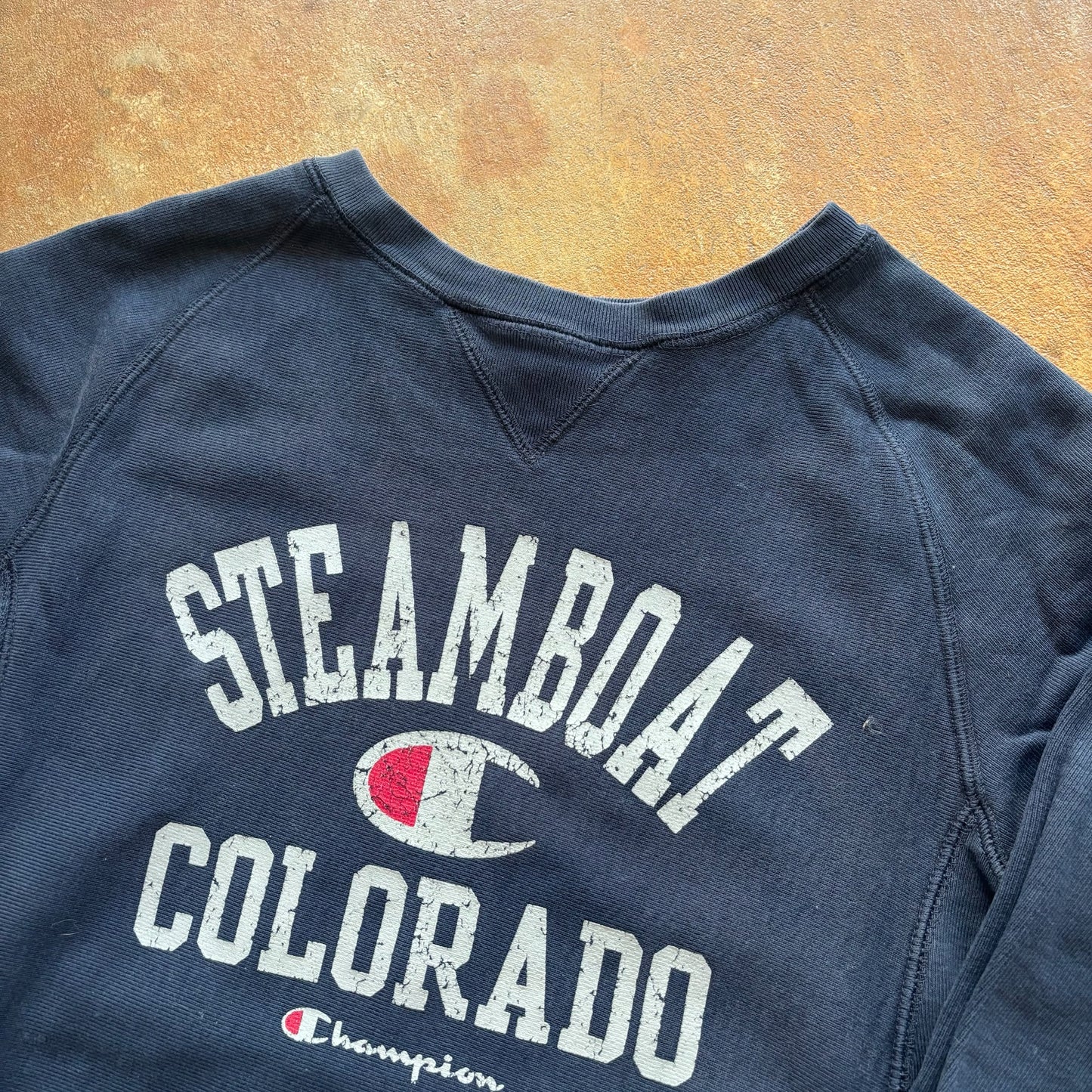 Champion Steamboat Colorado Reverse Weave Sweatshirt Pullover 00's - XS
