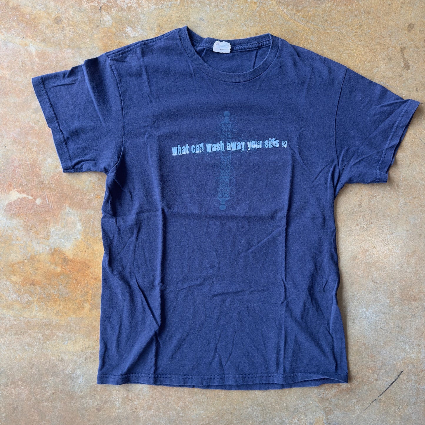 Christian Jesus Tee 'Nothing But the Blood' Shirt 90's - S
