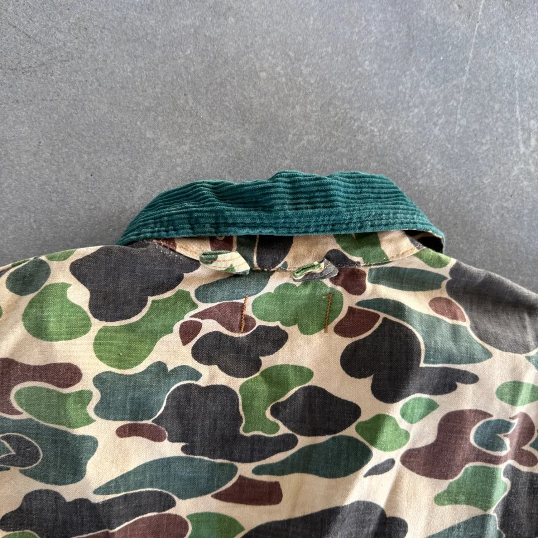SafTBak Camo Frog Skin Duck Hunting Field Jacket 70's - 2XL