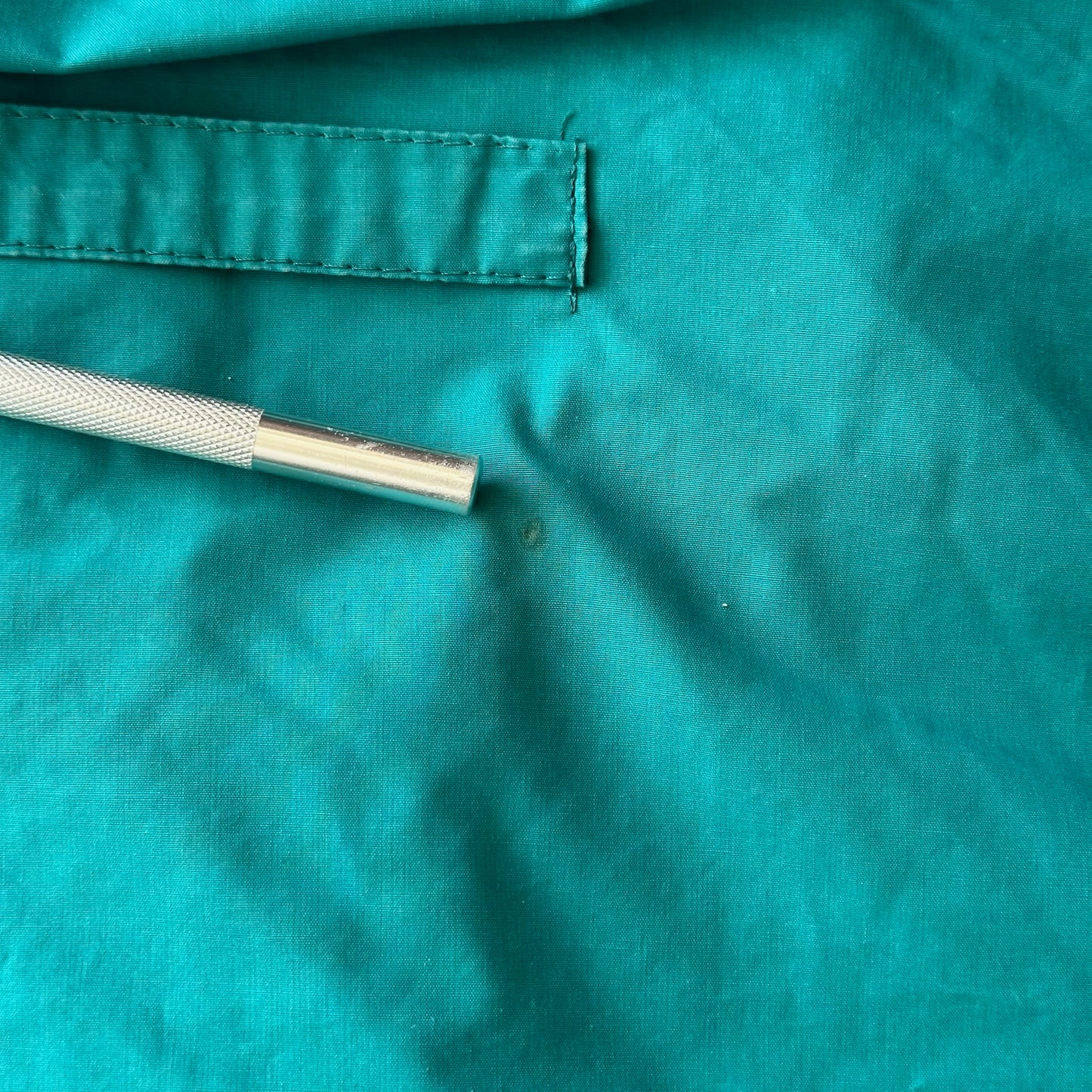 London Fog Full Zip Rain Jacket Teal 90's - XL