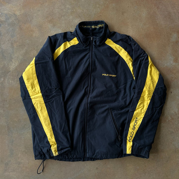 Polo Sport Ralph Lauren Spellout 2-Piece Tracksuit Reversible Jacket and Pants 90's - XL hover