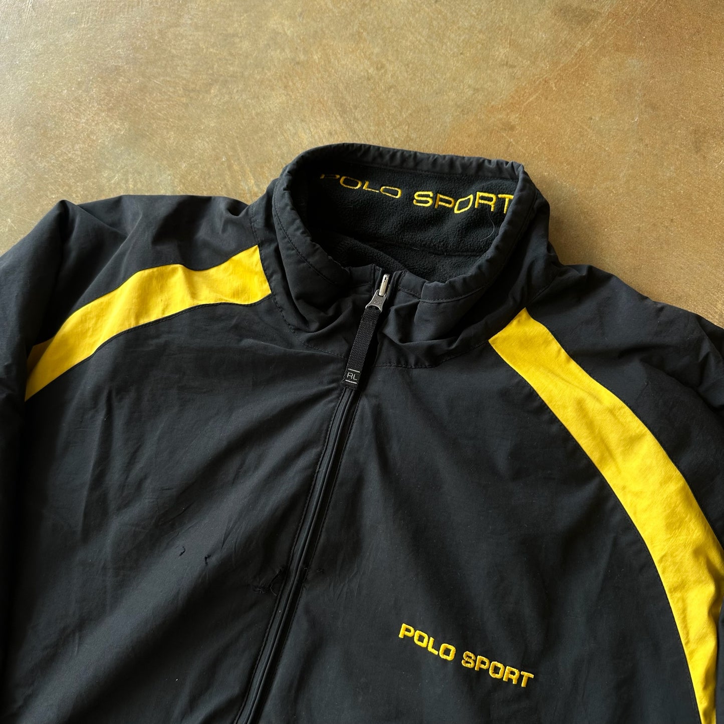 Polo Sport Ralph Lauren Spellout 2-Piece Tracksuit Reversible Jacket and Pants 90's - XL