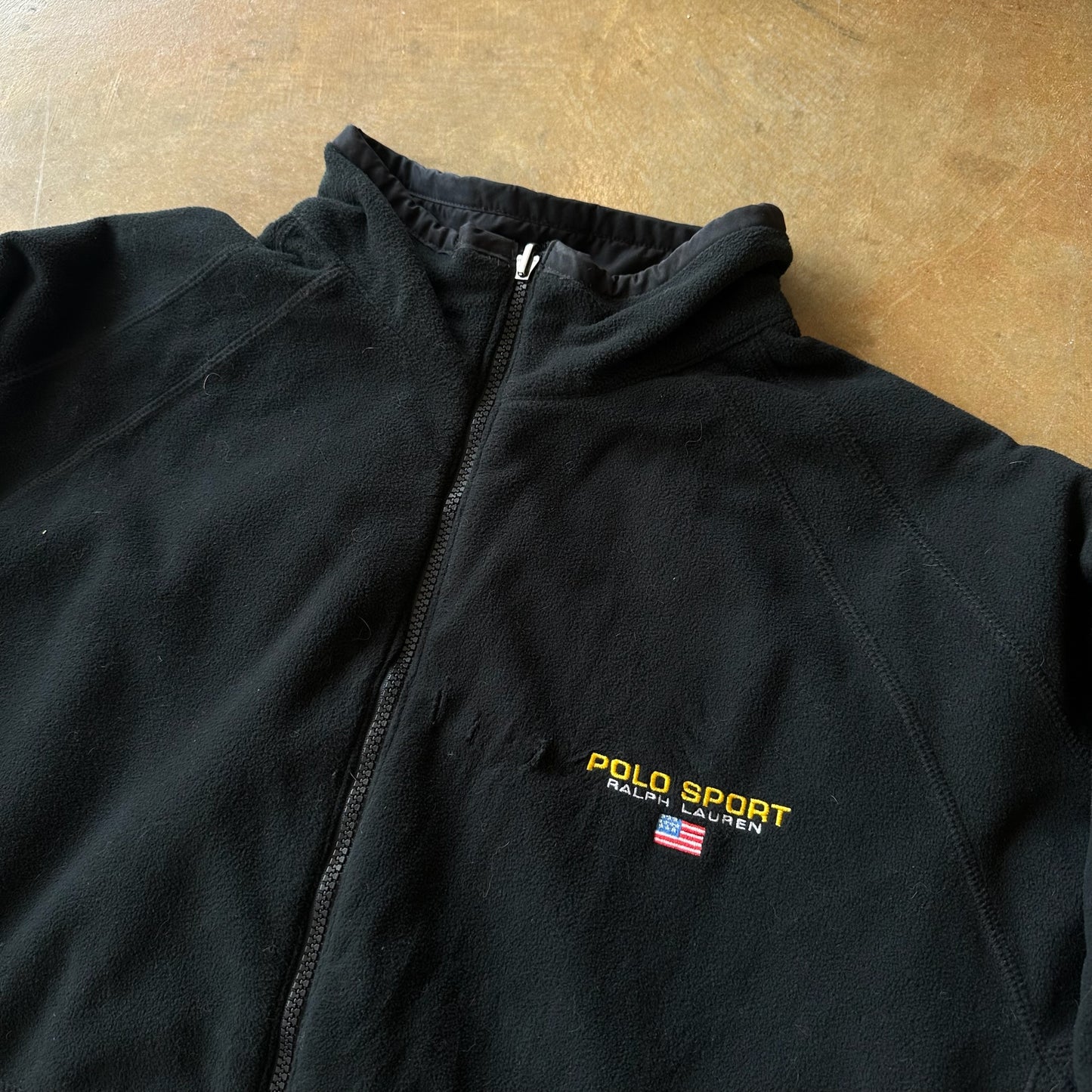 Polo Sport Ralph Lauren Spellout 2-Piece Tracksuit Reversible Jacket and Pants 90's - XL