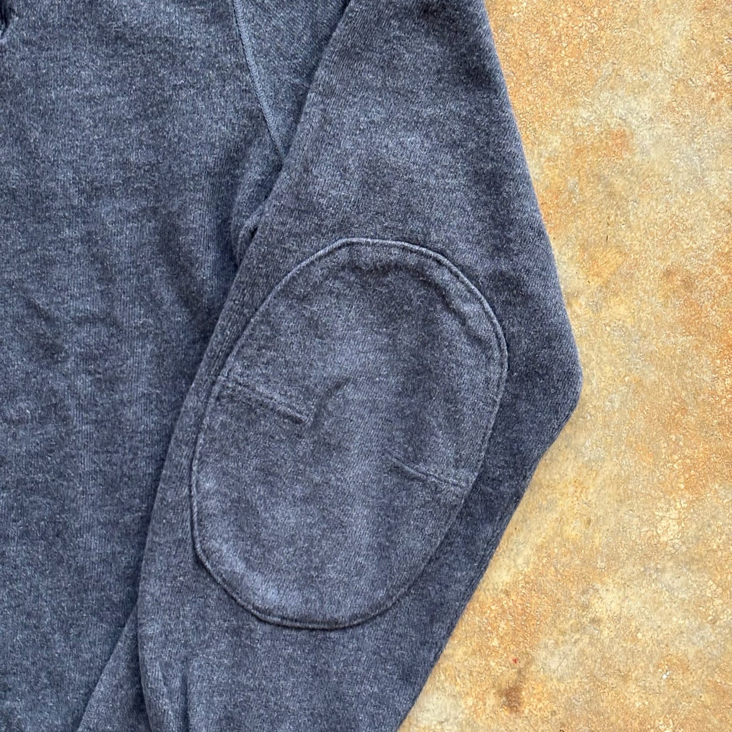 Polo Ralph Lauren 1/4 Zip Sweater Pullover Elbow Pads 90's - S