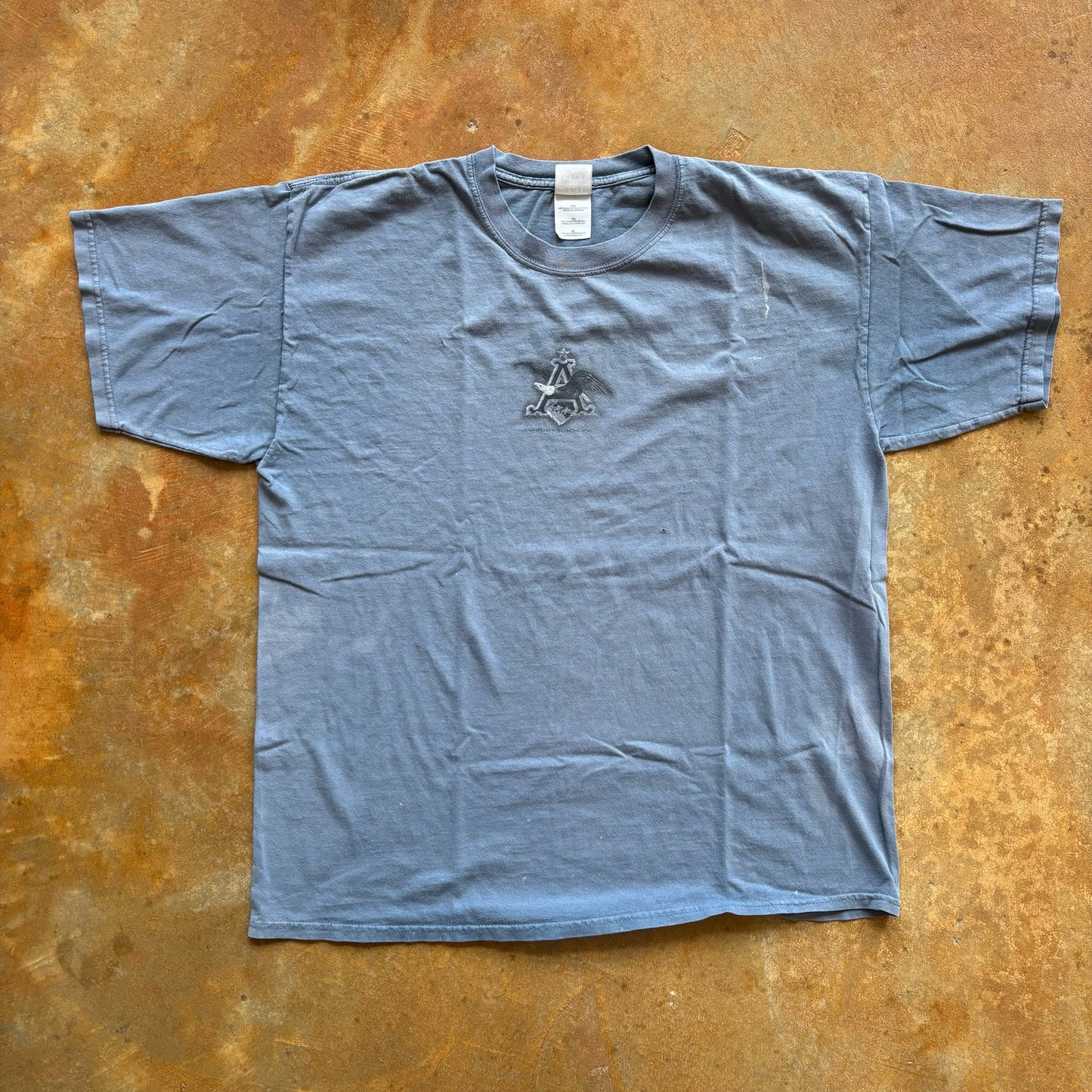 Anheiser Busch Faded Center Graphic Shirt 00's - XL