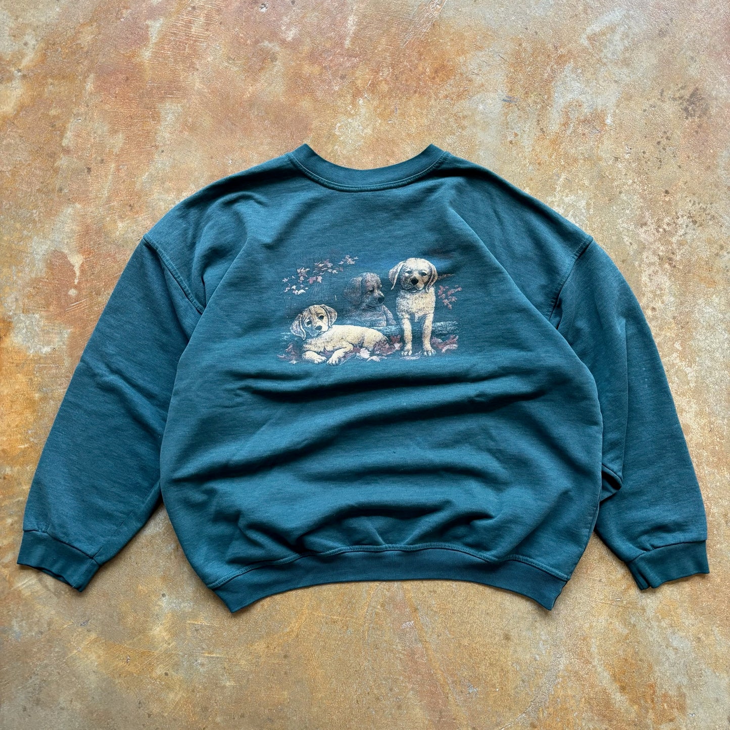 Northern Reflections Puppy Dog Graphic Sweatshirt Pullover 90's - XL