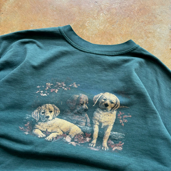 Northern Reflections Puppy Dog Graphic Sweatshirt Pullover 90's - XL hover