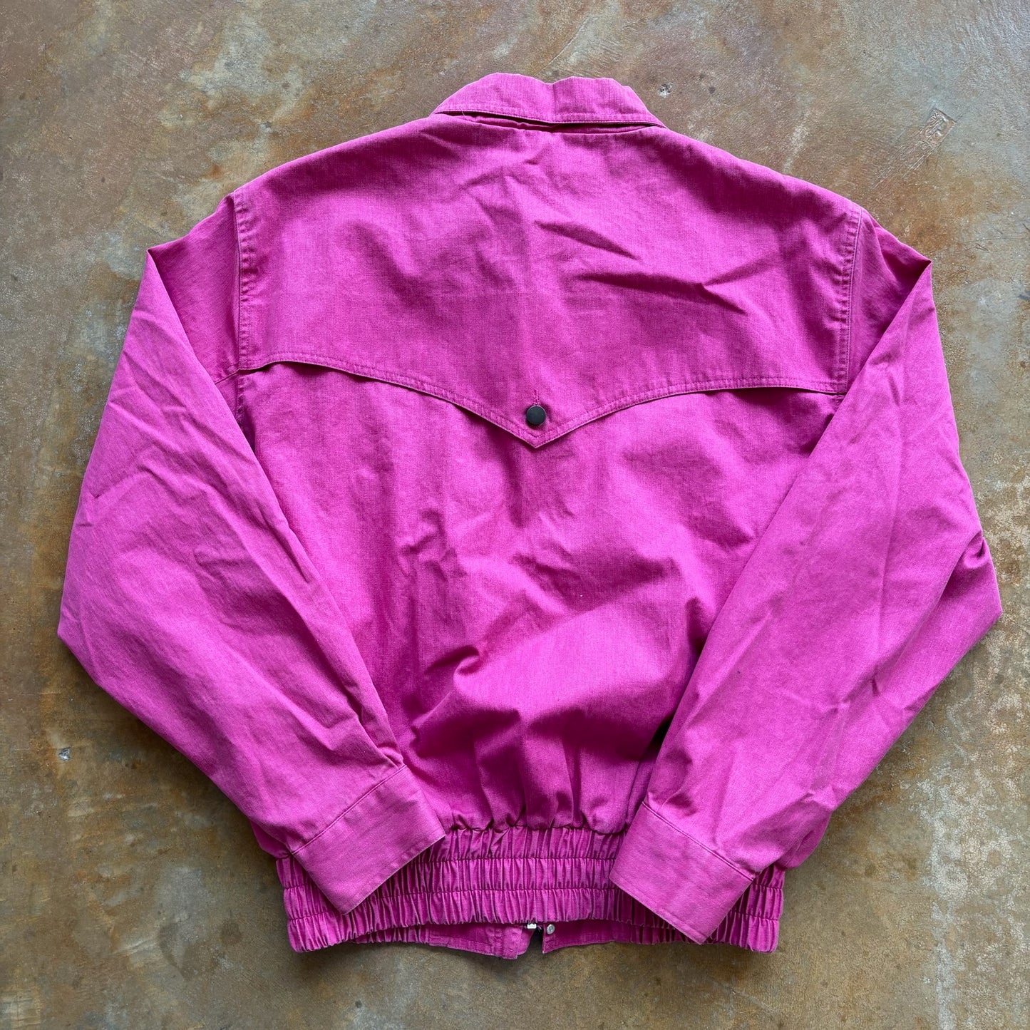 Wrangler Brushpopper Jacket Womens Pink Western Zipper Button Up Rodeo 90's - Womens XL