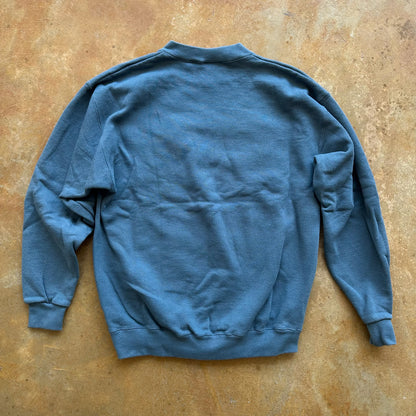 San Francisco Embroidered Crewneck Sweatshirt Blue 90's - S