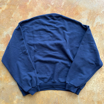 Grandpa Comic Cartoon Script Spellout Superhero Crewneck Sweatshirt 90's - L