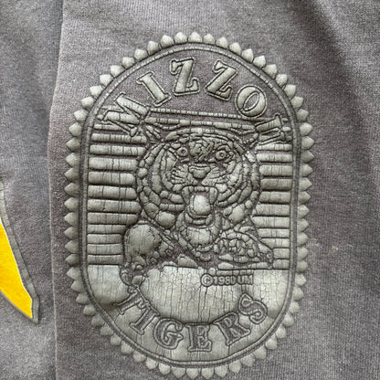 Mizzou Tigers University of Missouri Spellout Sweatshirt Elbow Crest 90's - L