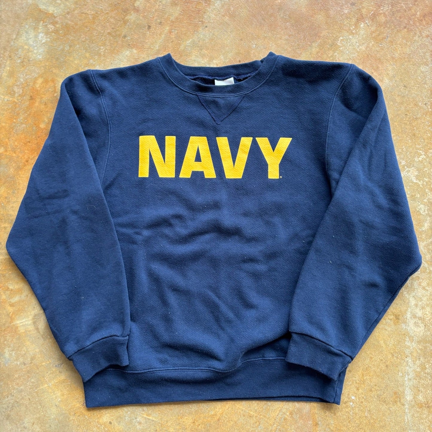U.S. Navy Graphic Crewneck Sweatshirt Fleece 90's - S