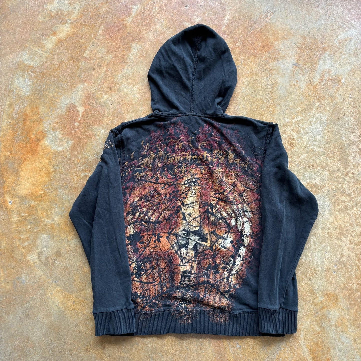 Jesse Pinkman Hooded Zip Up Jacket Goth Affliction y2k Style 00's - M
