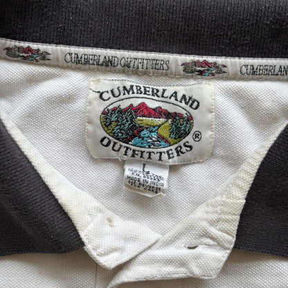 Cumberland Outfitters Aztec Pattern Polo Shirt Western 90's - L