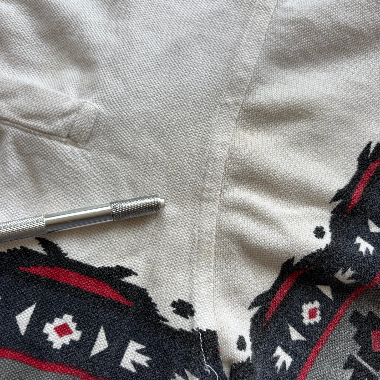 Cumberland Outfitters Aztec Pattern Polo Shirt Western 90's - L