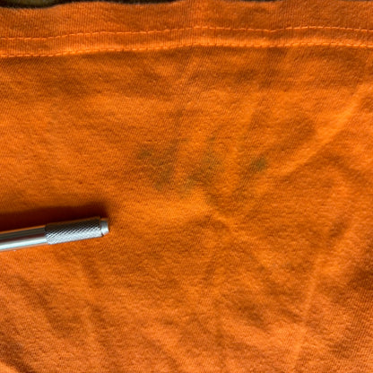 No Fear Graphic Orange Skull y2k Shirt 00's - L