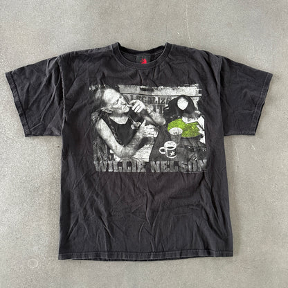 Willie Nelson 'Legalize It' Cannabis Graphic Shirt 90's - L